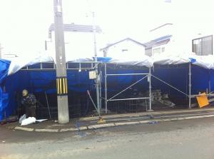 現場状況・・・何だかわからないですよね（笑）